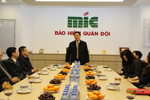 Thứ trưởng Bộ Quốc phòng đến thăm và chúc tết CBNV MIC